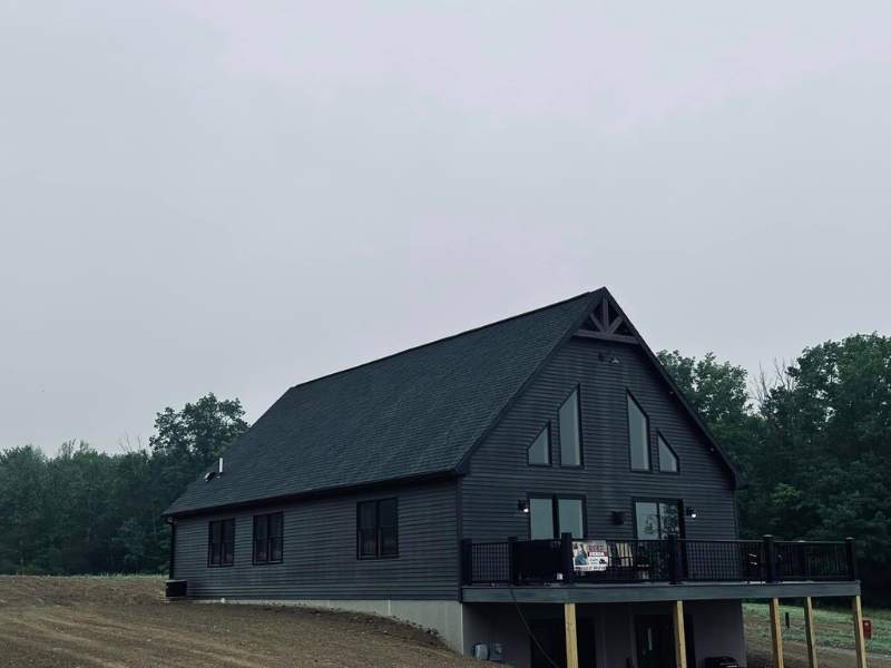 Black Custom home