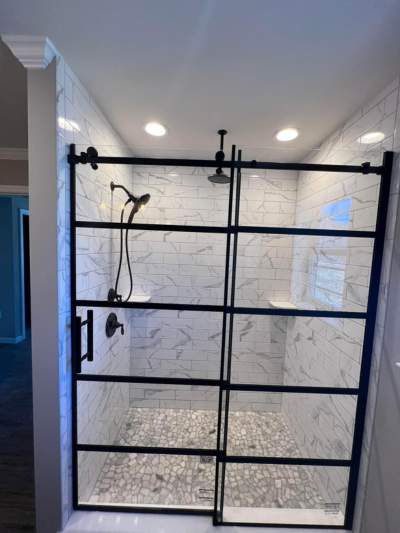 White Tiled Bathroom